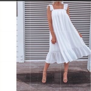 Aura white dress